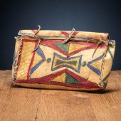 Sioux Painted Parfleche Contai
