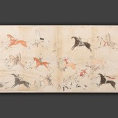 Sioux Painted Pictorial Muslin