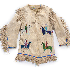 Sioux Pictorial Beaded Hide