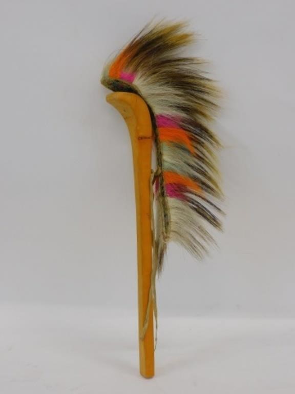 SIOUX PORCUPINE HAIR ROACH.