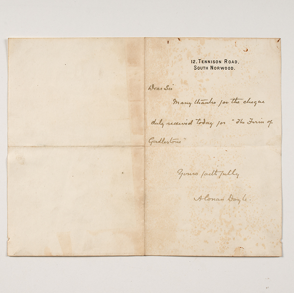 Sir Arthur Conan Doyle ANS N.d.
