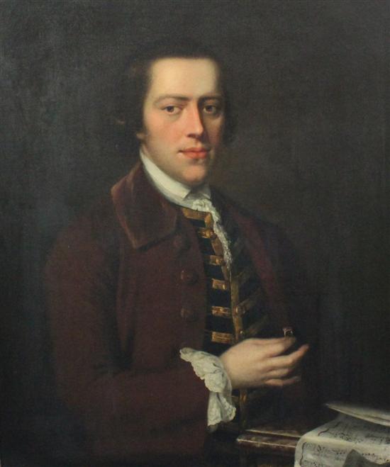 Sir George Chalmers (1720-1791) oil