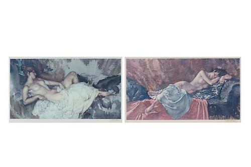 SIR WILLIAM R FLINT RECLINING