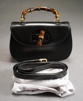 SISO BLACK LEATHER AND BAMBOO