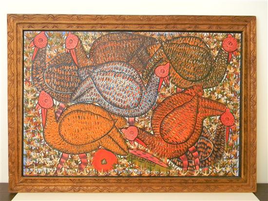 Sission Blanchard  acrylic on wood