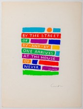 SISTER MARY CORITA KENT "BY TH