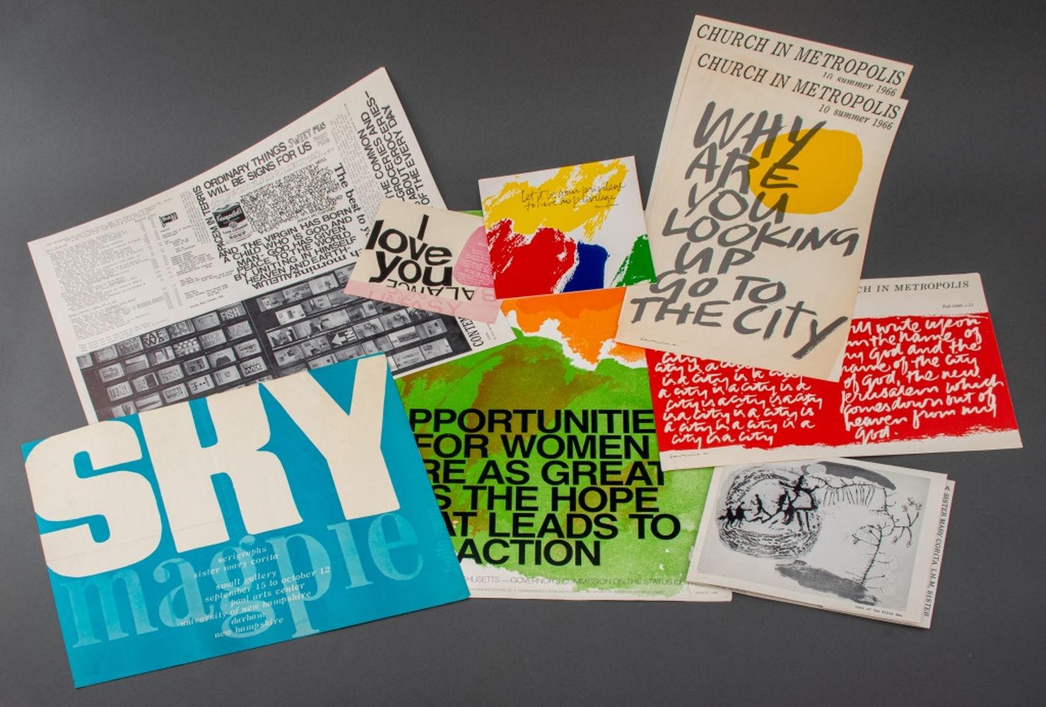 SISTER MARY CORITA KENT EPHEMERA