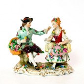 SITZENDORF FIGURINE, COURTING