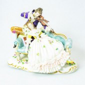 SITZENDORF FIGURINE GROUPING,