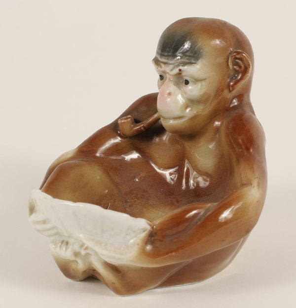 Sitzendorf German porcelain pipe