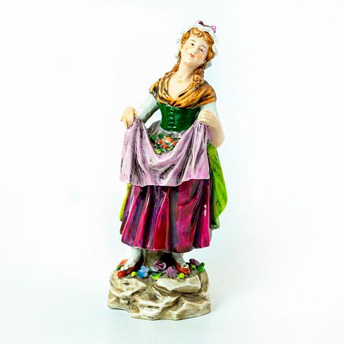 SITZENDORF LADY FIGURINE, STREET