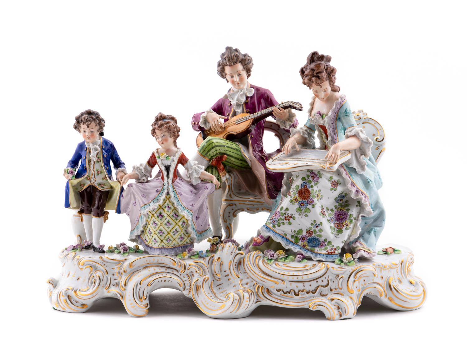 SITZENDORF PORCELAIN FIGURAL