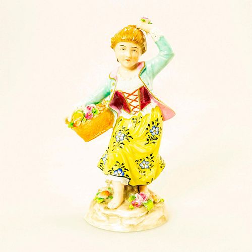 SITZENDORF PORCELAIN FIGURINE, GIRL