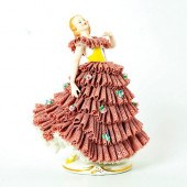 SITZENDORF PORCELAIN FIGURINE,
