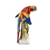 SITZENDORF PORCELAIN PARROT /