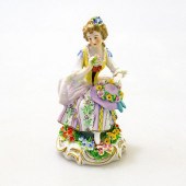 SITZENDORF SMALL PORCELAIN FIG