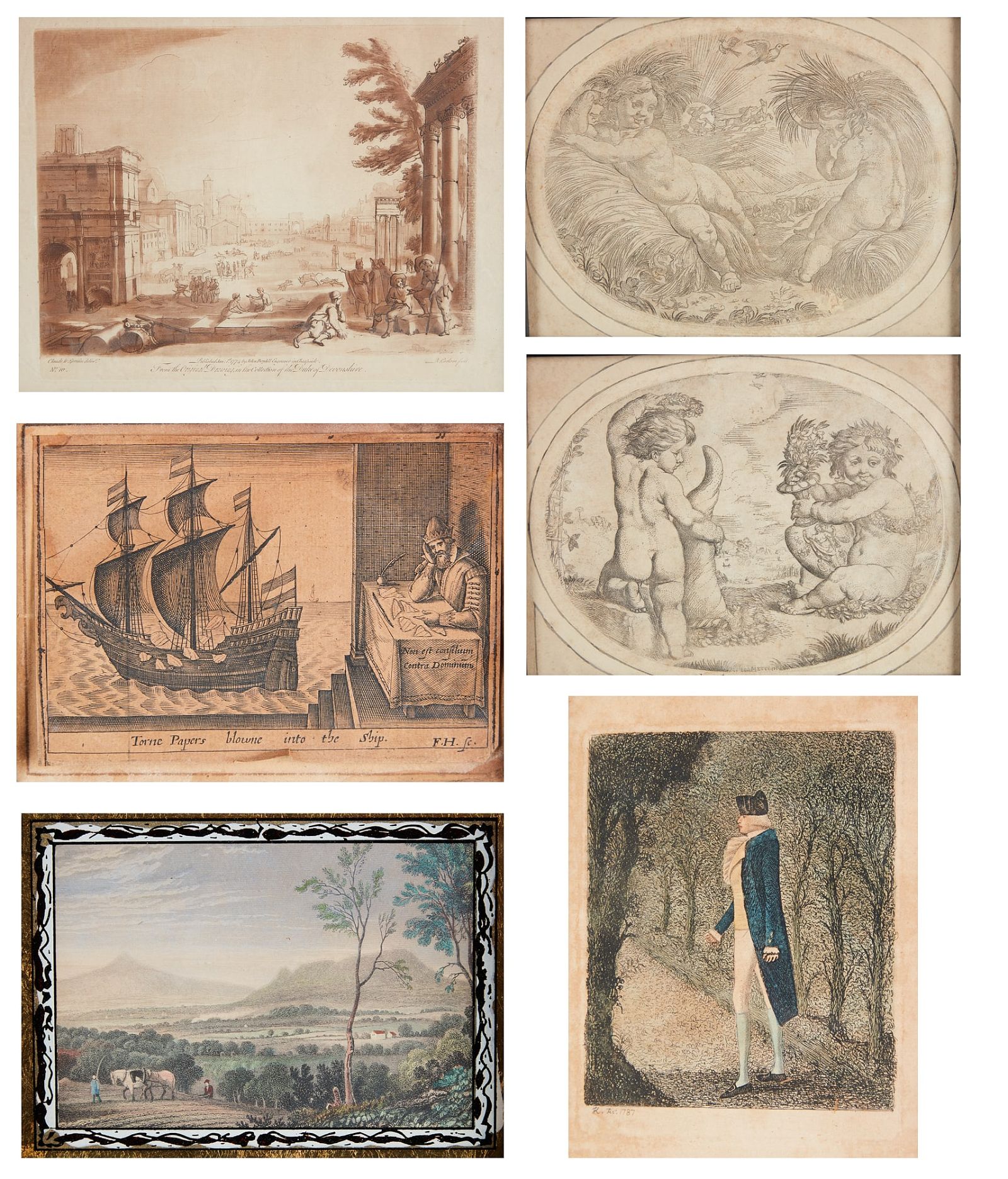 SIX 17TH, 18TH, AND 19TH CENTURY