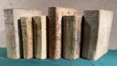 Six 17th and 18th C. Leather b