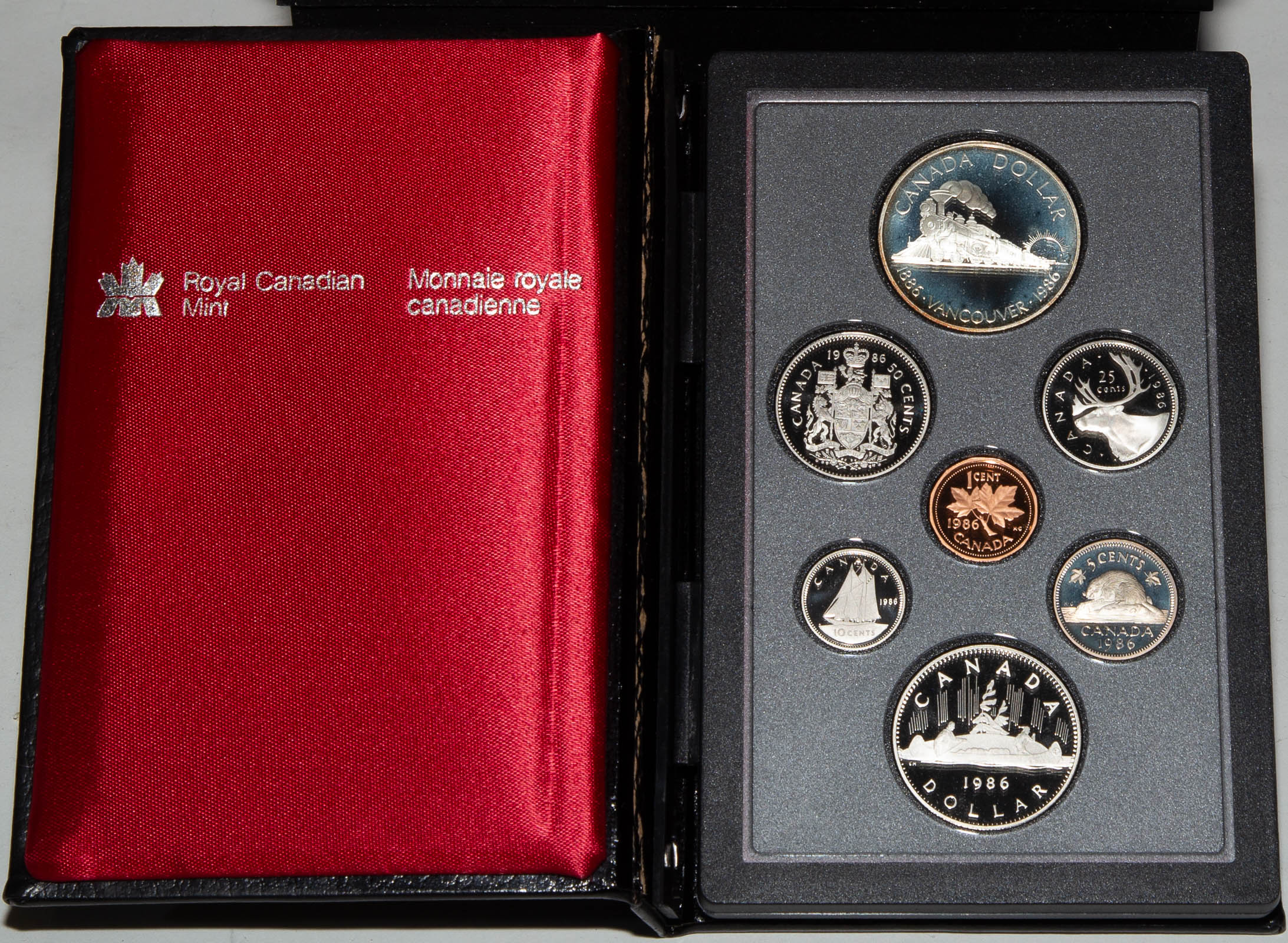 SIX 1986 ROYAL CANADIAN PROOF