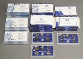 SIX 2001 U.S. MINT PROOF SETS,