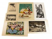 SIX 20TH C. PRINTS, INCLUDING: