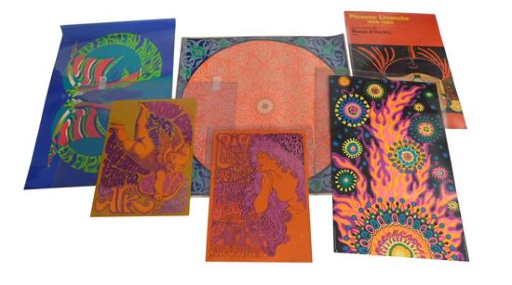 SIX ABSTRACT AND PSYCHEDELIC