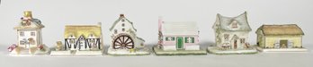 Six adorable vintage porcelain