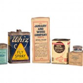 Six Advertising Tins and Boxes