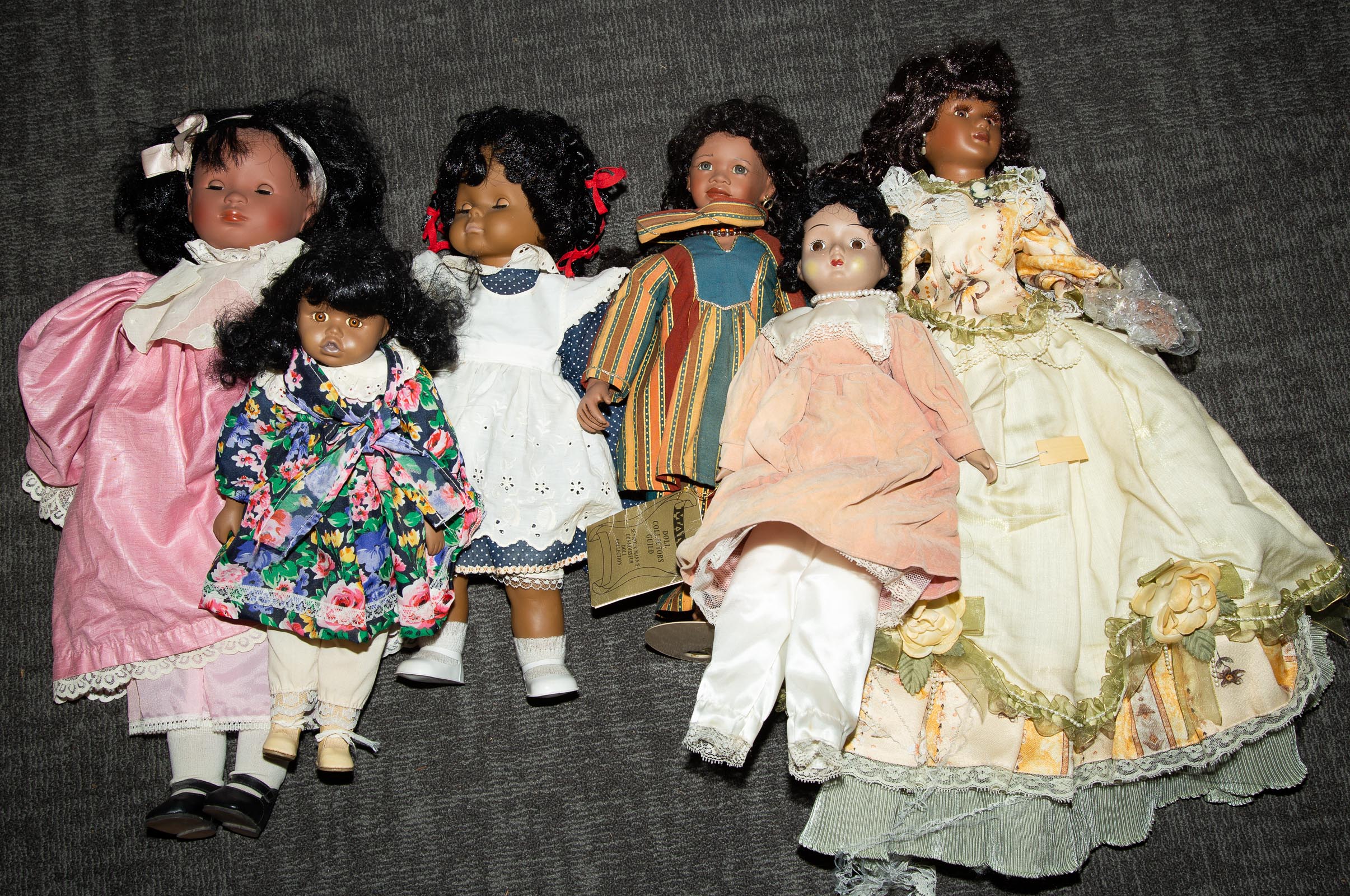 SIX AFRICAN AMERICAN COLLECTOR