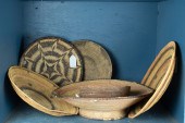 SIX AFRICAN BASKETS, INCLUDING