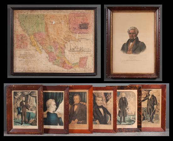Six American 19th century