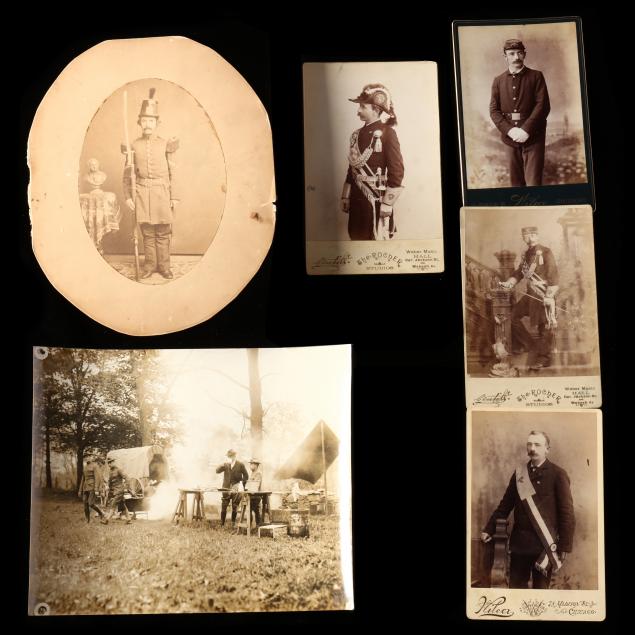 SIX AMERICAN MILITARY IMAGES