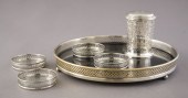 Six American Silver Serving Pi
