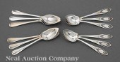 Six American Sterling Silver a