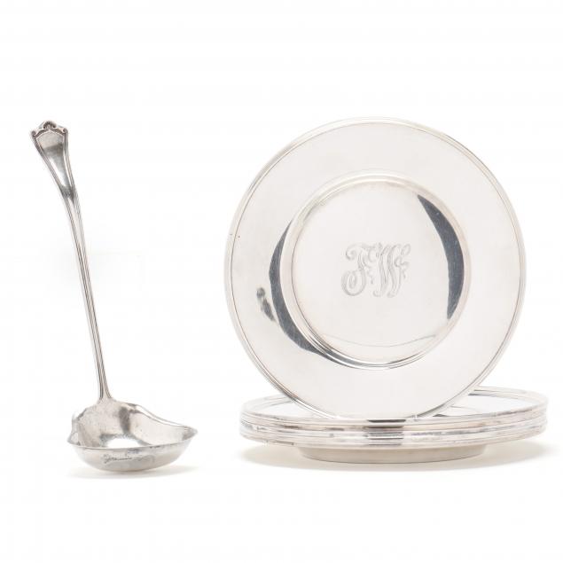 SIX AMERICAN STERLING SILVER