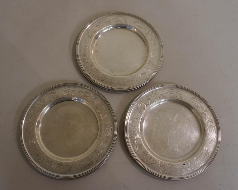 SIX AMERICAN STERLING SILVER BRIGHT