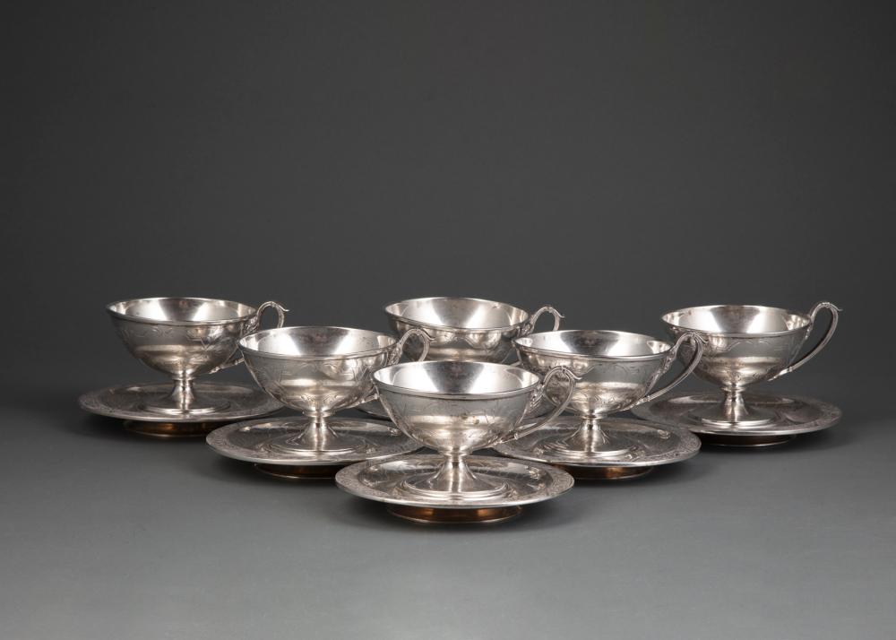 SIX AMERICAN STERLING SILVER