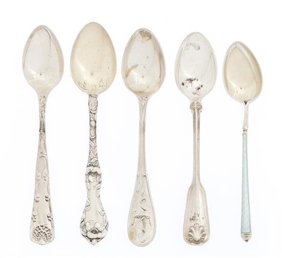 Six American Sterling Silver
