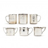 SIX AMERICAN STERLING SILVER H