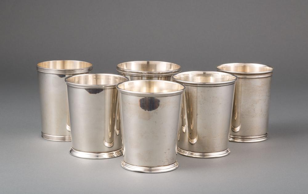 SIX AMERICAN STERLING SILVER