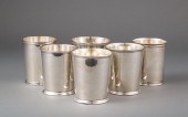 SIX AMERICAN STERLING SILVER J