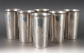 Six American sterling silver m