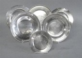 Six American sterling silver p