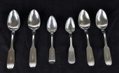 SIX AMERICAN STERLING SILVER S