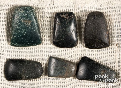 SIX ANCIENT POLISHED CELTSSix