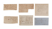 SIX ANTEBELLUM SLAVE HIRE DOCU