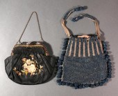 SIX ANTIQUE AND VINTAGE BEADED