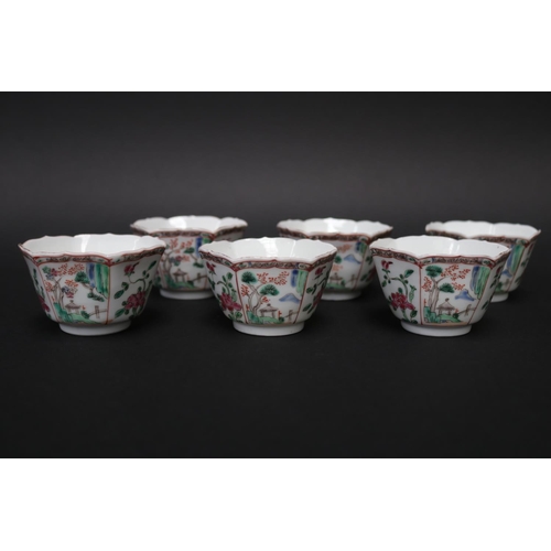 Six antique Chinese porcelain
