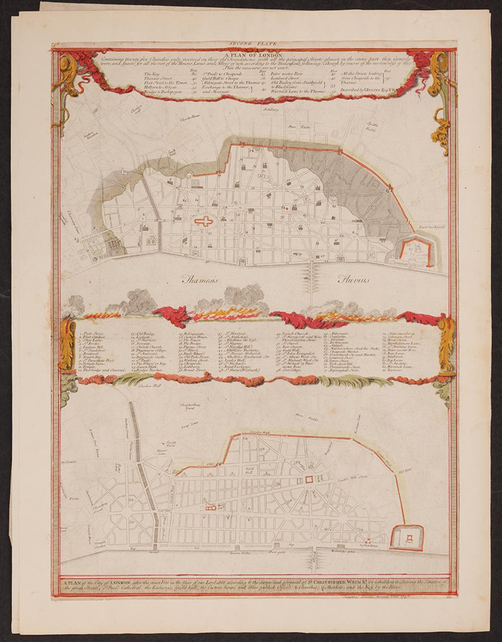SIX ANTIQUE ENGLISH MAPS AND
