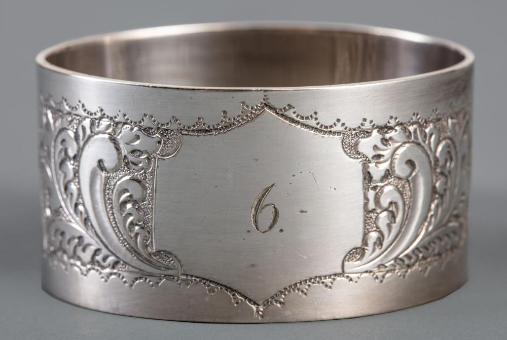 SIX ANTIQUE ENGLISH SILVERPLATE